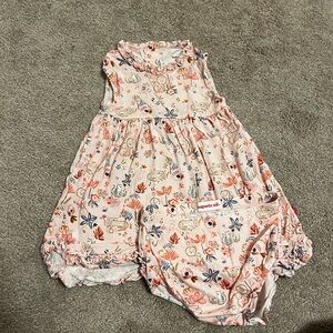 Magnetic Me Floral Baby Dress with Bloomers